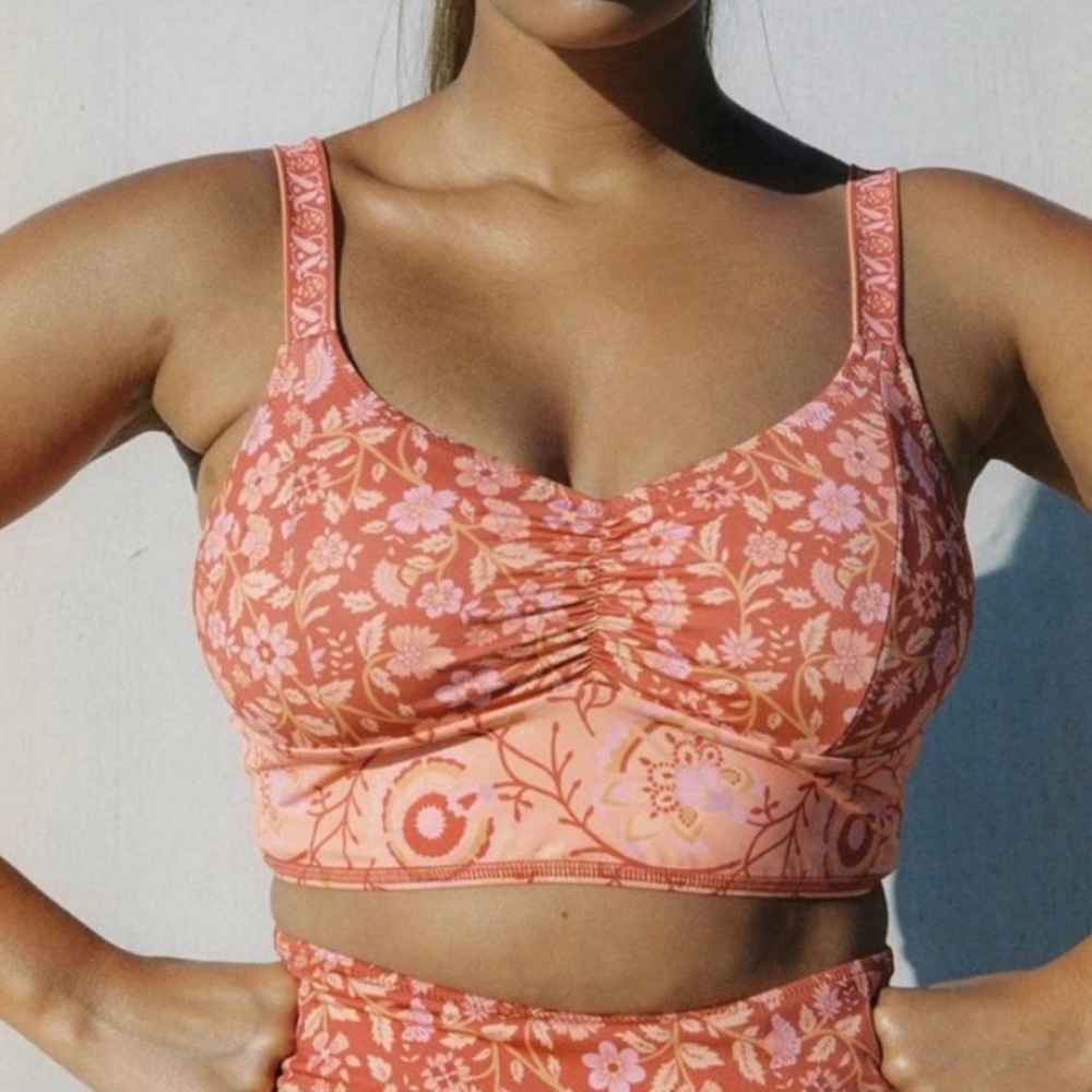 NWOT Spell Dahlia Crop Top Terracotta L